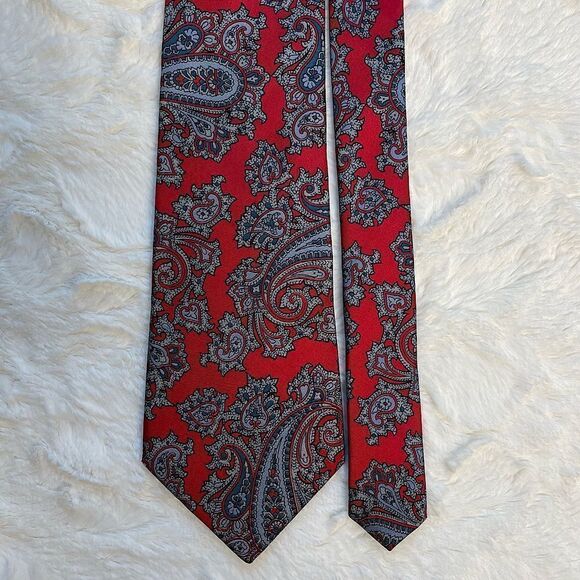 Dior EUC Authentic 100% Silk Paisley Tie - Picture 3 of 6